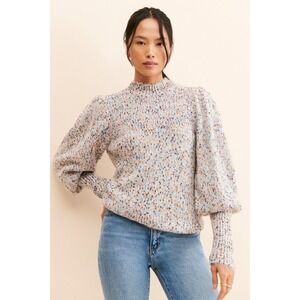 BTFL life Donegal Blouson Sleeve Sweater  XXL